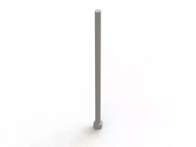 Puncao Cab Cilindrica A HSS 3 x 71 Tres S Cylindrical Head Punch 3D model