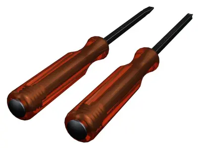Screwdriver screwdrivers - 3D model