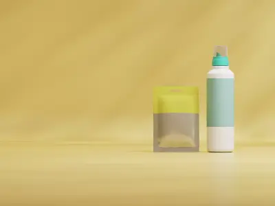 Machine Care Cleaning Product 3D model