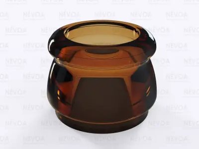 Glass finish - GME 13 11 - 26 H - 180 Crown finish 3D model