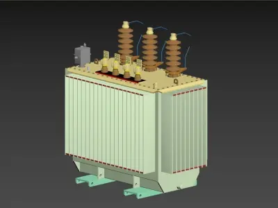 Electric transformer models 3D print model