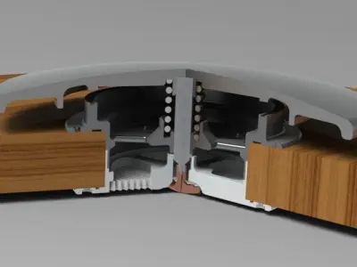 saareyacht 2 ceiling fan Free 3D model