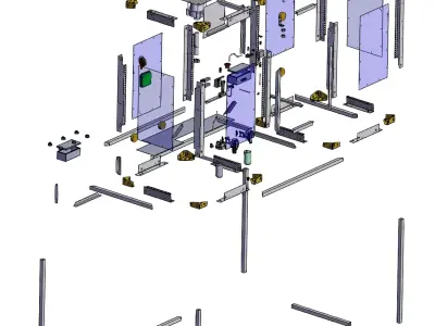 Testing Machine 3D model purchase