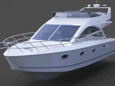 Photorealistic Yacht 01 3D model