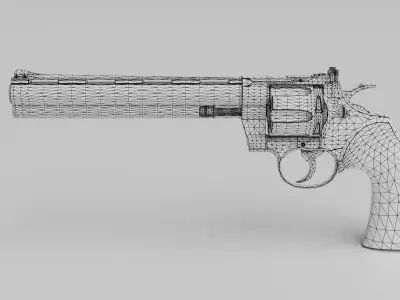 Revoler revolver 3D model