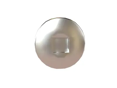 Screw v4 001 Low-poly 3D model