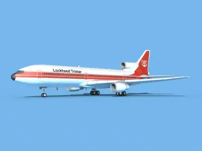 Lockheed L-1011 Tristar Lockheed 3D model