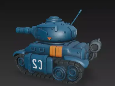 Metal Slug Tank 02 3D print model