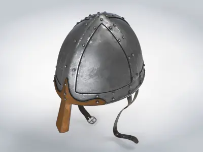 Norman Helmet Low-poly 3D model purchase