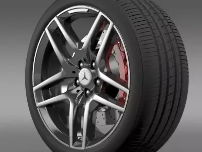 AMG Mercedes Benz S 500  wheel 3D model