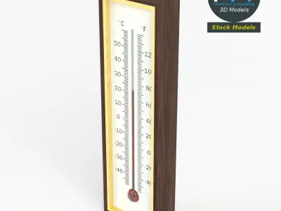 Wall thermometer 3D model