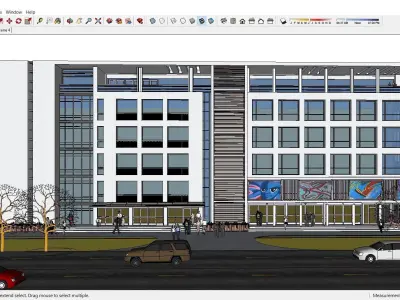 Sketchup Office building 149 3D model