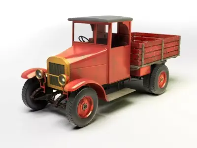 Soviet AMO F-15 Truck Free 3D model