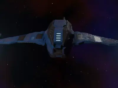 Spaceship 3D model 14
