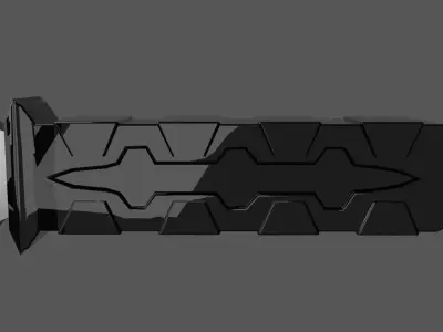 pocket knife model -LP Low-poly 3D model