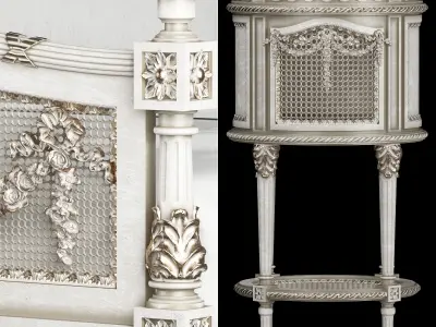 versailles bed 3D model