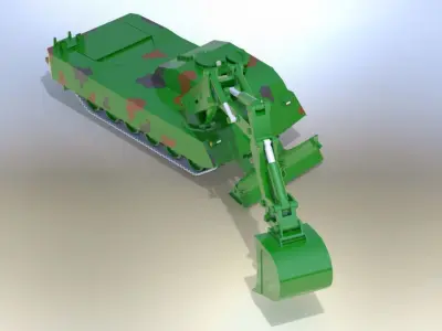 NGP Pionierpanzer Free 3D print model