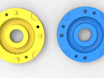 Mold for diecast  tire 2 Scale 1 to 10 and 1 to 14 and 1 to 25 3D print model