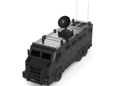 Mobile Command Center 3D model