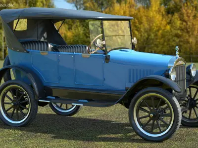 Classic Ford Model T 1926 3D model