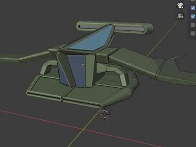 MY SOLAR AIRPLANE Low-poly 3D model