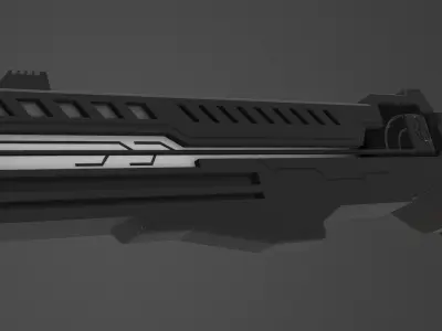 si-fi gun 3D model