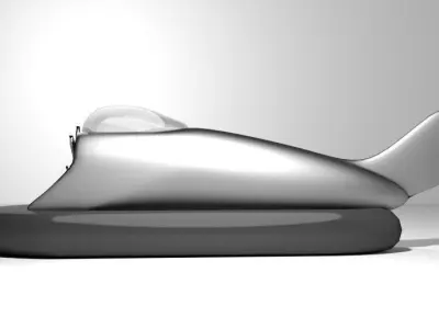 Hovercraft - Futurastic 3D model
