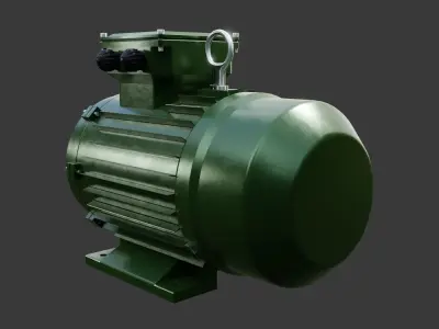 Electric Motor 3D model shop
