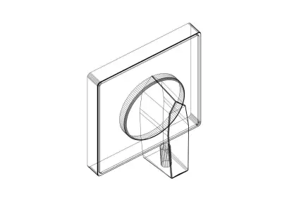 Rotary cam switch 3D model