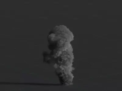 3D Smoke Animation 3D model