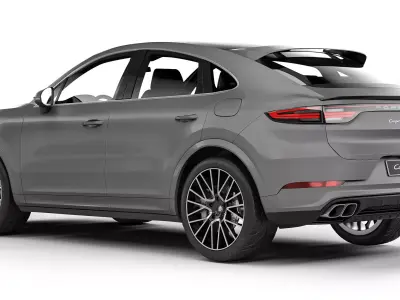 Porsche Cayenne Turbo Coupe 2020 3D model