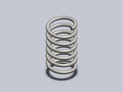 Spring Free 3D model Polygon mesh