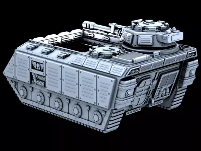 Apex Guardian Troop Transport Grim Dark style original Design 3D print model