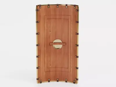 Wooden Shield - Armor Equipment 3D model