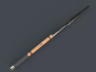 Spear V2 Low-poly 3D model