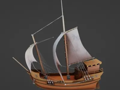 Small Ship 3D model purchase