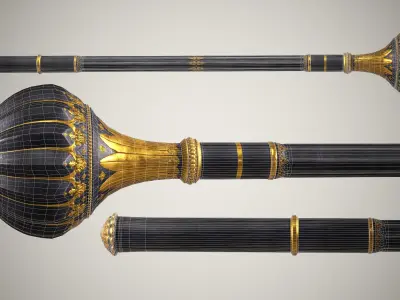 Gada Mace Low-poly 3D model