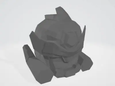 Super Mecha - Zherad of Code Name ZH3RD - 3D Print Ready 3D model