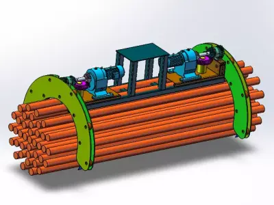 Robotic Design of Lifting and Handling Fixture 3D model
