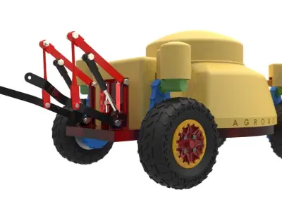 AGRONO toy vehicle with wheels Free 3D model