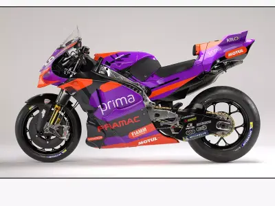 Ducati Desmosedici- GP24-MotoGP bike -Prima Pramac Racing Low-poly 3D model