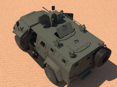 Ejder Yalcin - Armored  Military 3D model