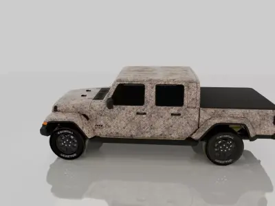 Military Jeep 3D Model - High Quality Game Ready Detailed 3D model buy