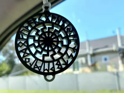 Slavic pendant neck decoration or  car decoration 3D print model