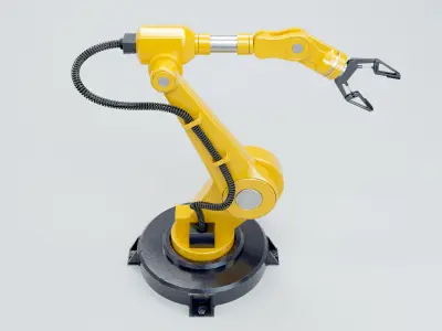 Robotic Mechanical Arm 3D model