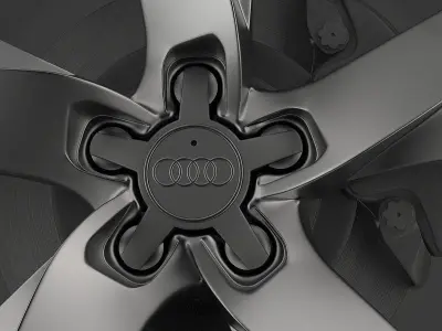 Audi A5 Alloy Rim 3D model