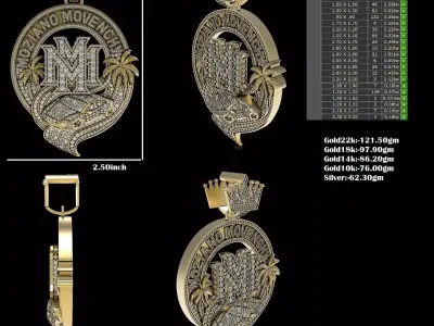 Car Hip-hop Pendant 3D print model