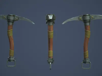Stylzied Miner Pack Low-poly 3D model
