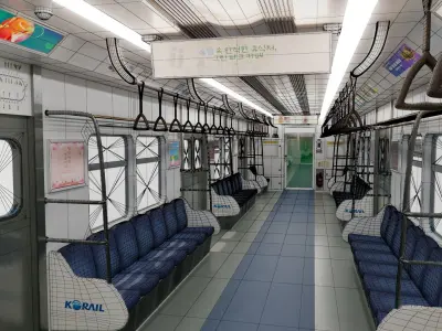 Korea Subway 3D model 3D model