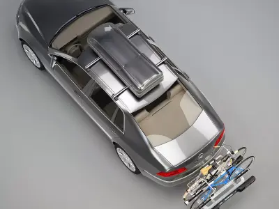 Car and Bicycle Carrier 3D model